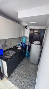 Kitchen Image of 500 Sq.ft 1 RK Builder Floor for rent in Lajpat Nagar New Delhi for Rs. 28000