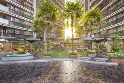 Balcony Image of 2394 Sq.ft 3 BHK Apartment / Flat for sale in Sargasan Gandhinagar for Rs. 11040000