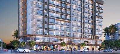 Building Image of 690 Sq.ft 2 BHK Apartment / Flat for sale in Earth Arham Westbrook, Andheri West Mumbai for Rs. 23800000