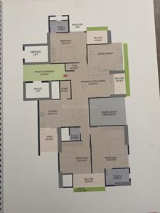 Image of 2970 Sq.ft 3 BHK Apartment / Flat for sale in Koba, Gandhinagar for Rs. 13700000