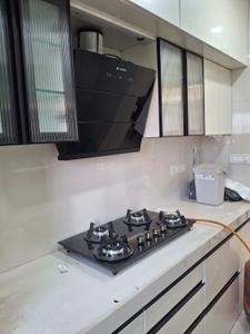 Kitchen Image of 450 Sq.ft 1 BHK Apartment / Flat for rent in Runwal Eirene, Thane West Thane for Rs. 24000