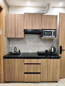 Kitchen Image of 400 Sq.ft 1 BHK Builder Floor for rent in Sector 30 Gurgaon for Rs. 40000