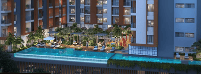 Image of 988 Sq.ft 2 BHK Apartment / Flat for sale in Krisala 41 Zillenia, Punawale, Pune for Rs. 5300000