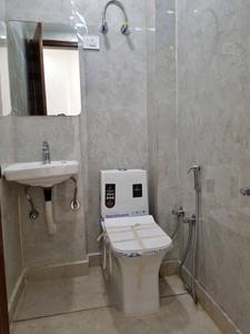 Common Bathroom Image of 600 Sq.ft 2 BHK Apartment / Flat for sale in Dwarka Mor New Delhi for Rs. 4100000