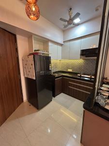 Kitchen Image of 400 Sq.ft 1 BHK Apartment / Flat for rent in Lodha Crown, Thane West Thane for Rs. 35000
