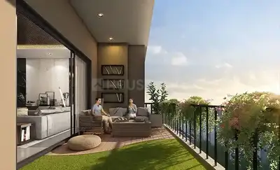 Balcony Image of 1558 Sq.ft 3 BHK Apartment / Flat for sale in Vinayak Vista, Lake Town Kolkata for Rs. 17000000