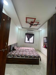 Bedroom Image of 450 Sq.ft 1 BHK Builder Floor for rent in Mahalakshmi Nagar Indore for Rs. 16000