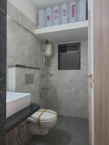 Common Bathroom Image of 700 Sq.ft 1 BHK Apartment / Flat for sale in Evershine Amavi 303 Phase 2, Virar West Virar for Rs. 4950000