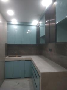 Kitchen Image of 1000 Sq.ft 3 BHK Builder Floor for sale in Jamia Nagar New Delhi for Rs. 7200000