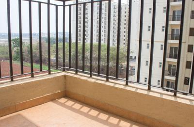 Balcony Image of 1200 Sq.ft 3 BHK Apartment / Flat for rent in Jigani Bengaluru for Rs. 32000