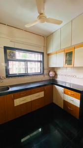 Kitchen Image of 625 Sq.ft 1.5 BHK Apartment / Flat for rent in Vashi Navi Mumbai for Rs. 42000
