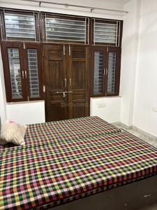 Bedroom Image of 1300 Sq.ft 2 BHK Builder Floor for rent in Ramnagariya Jaipur for Rs. 17000