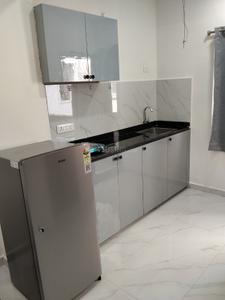 Kitchen Image of 250 Sq.ft 1 RK Penthouse for rent in Financial District Hyderabad for Rs. 23000