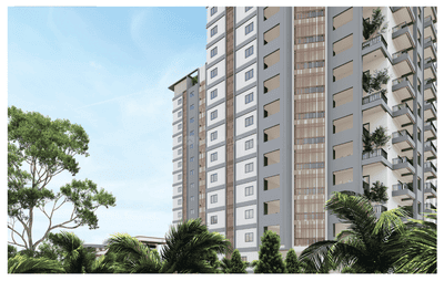 Image of 1155 Sq.ft 2 BHK Apartment / Flat for sale in Praneeth Pranav Solitaire, Bachupally, Hyderabad for Rs. 7623000