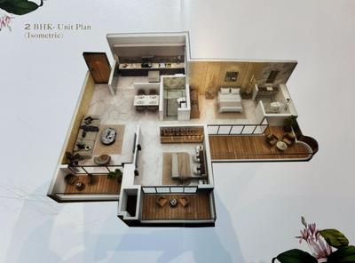 Image of 750 Sq.ft 1 BHK Apartment / Flat for sale in Dream Meadows, Kharghar, Navi Mumbai for Rs. 5200000