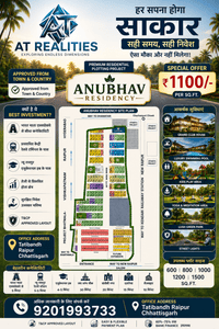 Brochure Image of 1500 Sq.ft Residential Plot / Land for sale in Old Dhamtari Road Raipur for Rs. 1650000