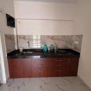 Kitchen Image of 1050 Sq.ft 2 BHK Apartment / Flat for rent in Tech D, Bhugaon Pune for Rs. 25000