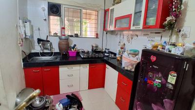 Kitchen Image of 580 Sq.ft 1 BHK Apartment / Flat for rent in Wadhwani Sai Nisarg Park Phase 1, Pimple Saudagar Pune for Rs. 18000