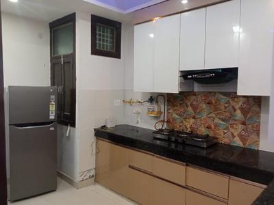 Kitchen Image of 600 Sq.ft 2 BHK Builder Floor for rent in Dwarka Mor New Delhi for Rs. 14003