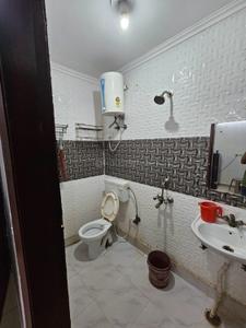 Bathroom Image of 250 Sq.ft 1 RK Apartment / Flat for rent in Mahipalpur New Delhi for Rs. 13000