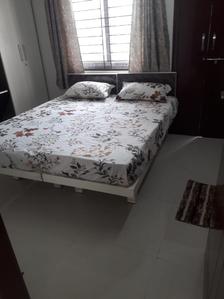 Bedroom Image of 550 Sq.ft 1 BHK Independent House for rent in Kartik Nagar Bengaluru for Rs. 25000