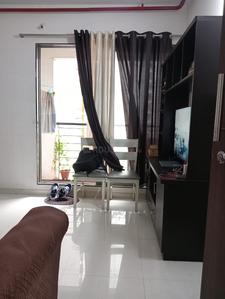 Hall Image of 600 Sq.ft 1 BHK Apartment / Flat for rent in The Solitaire, Kolshet Thane for Rs. 29000