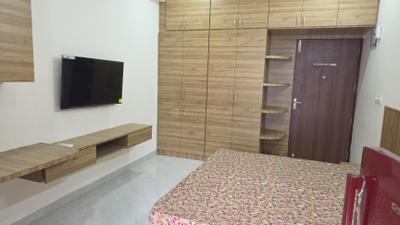 Bedroom Image of 519 Sq.ft 1 RK Apartment / Flat for rent in Karolan Ka Barh Jaipur for Rs. 15500