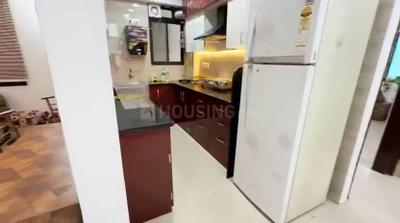 Kitchen Image of 670 Sq.ft 1 BHK Apartment / Flat for rent in Space Park II, Mahalakshmi Nagar Indore for Rs. 21000