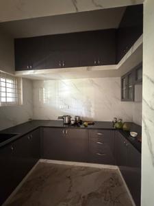 Kitchen Image of 850 Sq.ft 1 BHK Builder Floor for rent in Badamanavarathekaval Bengaluru for Rs. 10500