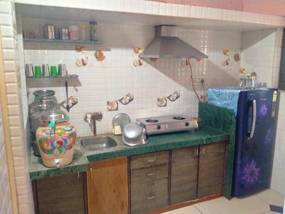 Kitchen Image of 650 Sq.ft 1 BHK Independent House for sale in Bhagwatipara Rajkot for Rs. 3000000