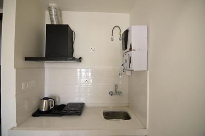 Kitchen Image of 450 Sq.ft 1 RK Studio for rent in Vidhyadhar Nagar Jaipur for Rs. 21000