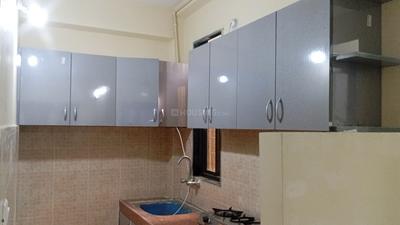 Kitchen Image of 600 Sq.ft 1 BHK Apartment / Flat for rent in Bharat Vihar New Delhi for Rs. 27000
