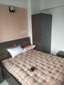 Bedroom Image of 1106 Sq.ft 2 BHK Apartment / Flat for rent in Orchid Blues, Shela Ahmedabad for Rs. 34000