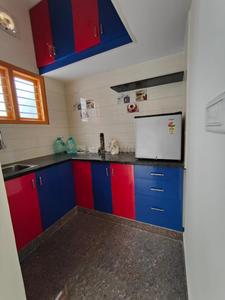 Kitchen Image of 500 Sq.ft 1 BHK Builder Floor for rent in Indira Nagar Bengaluru for Rs. 22000