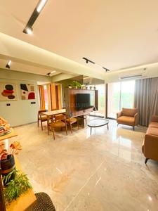 Hall Image of 1615 Sq.ft 3 BHK Apartment / Flat for rent in Shaligram Prime, South Bopal Ahmedabad for Rs. 55000
