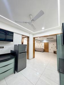 Kitchen Image of 3900 Sq.ft 4 BHK Apartment / Flat for rent in Orbit Radian Residence, Sargasan Gandhinagar for Rs. 44000