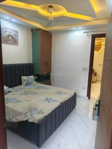 Bedroom Image of 725 Sq.ft 3 BHK Builder Floor for sale in Dwarka Mor New Delhi for Rs. 6500000