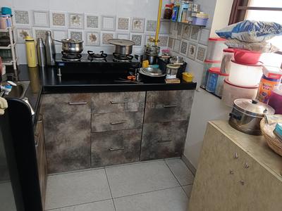 Kitchen Image of 720 Sq.ft 1 BHK Apartment / Flat for sale in Jivrajpark Ahmedabad for Rs. 4900000