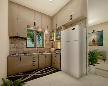 Kitchen Image of 1000 Sq.ft 2 BHK Apartment / Flat for sale in New Town Kolkata for Rs. 5500000