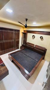 Bedroom Image of 700 Sq.ft 1 BHK Apartment / Flat for rent in Rosa Classique, Kasarvadavali Thane for Rs. 25000