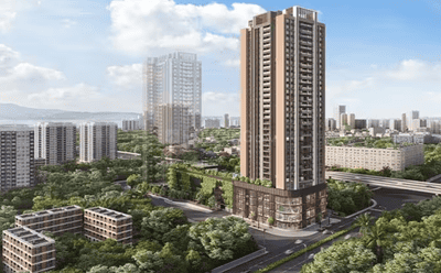 Image of 1820 Sq.ft 3 BHK Apartment / Flat for sale in K Raheja Antares Tower A, Kanjurmarg West, Mumbai for Rs. 36200000