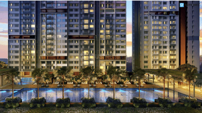Image of 890 Sq.ft 2 BHK Apartment / Flat for sale in Kalpataru Parkcity, Thane West, Thane for Rs. 16600000