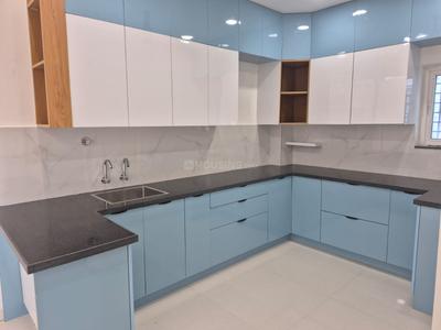 Kitchen Image of 1700 Sq.ft 3 BHK Apartment / Flat for rent in Goldstone Jewel Park, Puppalaguda Hyderabad for Rs. 50000