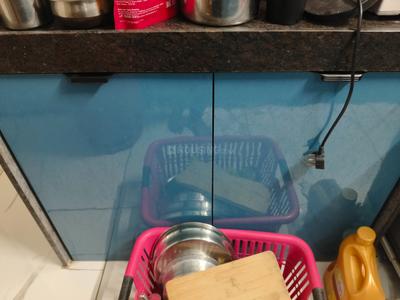 Kitchen Image of 390 Sq.ft 1 BHK Apartment / Flat for rent in Vaibhavlaxmi Templum Heights, Vikhroli East Mumbai for Rs. 30000