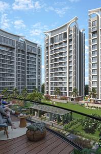 Balcony Image of 2634 Sq.ft 3 BHK Apartment / Flat for sale in Rajhans Creston, Rander Surat for Rs. 21600000