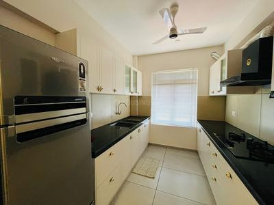 Kitchen Image of 1100 Sq.ft 2.5 BHK Apartment / Flat for rent in Pantheeramkavu Kozhikode for Rs. 40000