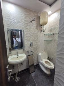 Bathroom Image of 300 Sq.ft 1 RK Builder Floor for rent in Ramesh Nagar New Delhi for Rs. 17000