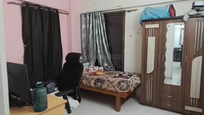 Bedroom Image of 1381 Sq.ft 2 BHK Apartment / Flat for rent in AVS Shalin Otium, Prahlad Nagar Ahmedabad for Rs. 30000