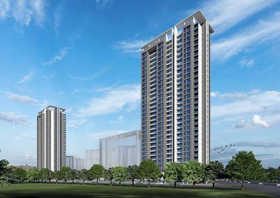 Image of 1190 Sq.ft 2 BHK Apartment / Flat for sale in Pharande L Axis Phase III Cluster B, Spine Road, Pune for Rs. 9400000