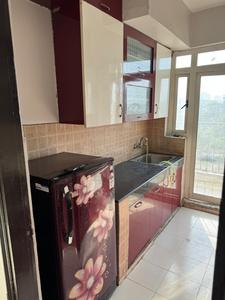 Kitchen Image of 997 Sq.ft 2 BHK Apartment / Flat for rent in Ruchira Sapphire Smart Homes, Mahurali Ghaziabad for Rs. 18000